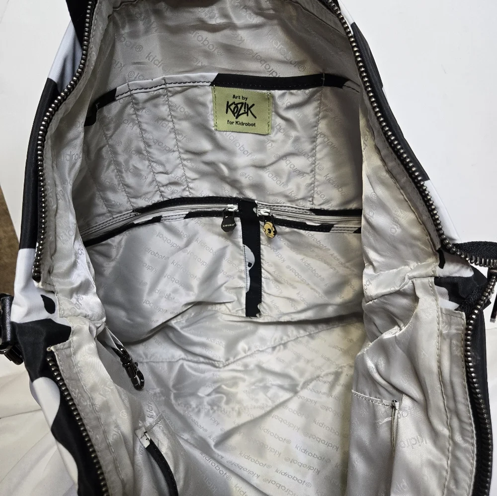 KIDROBOT x Kozik Smorkin Labbit Photo Pop Black Aviator‎ Messenger Shoulder Bag